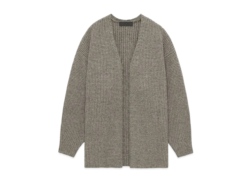 FEAR OF GOD Essentials Women's Knit Long Cardigan "Heather Gray"