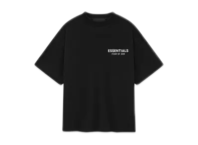 FEAR OF GOD Essentials Kid's Jersey Crewneck Tee "Black"