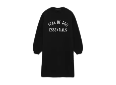 FEAR OF GOD Essentials Kid's Fleece Crewneck Dress "Black"