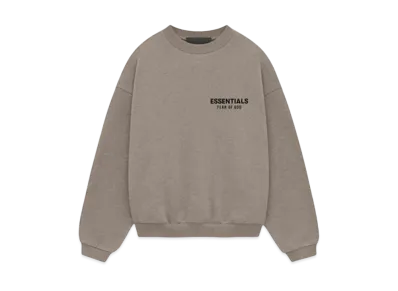FEAR OF GOD Essentials Kid's Fleece Crewneck "Heather Gray"