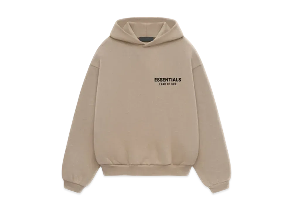 FEAR OF GOD Essentials Kid's Fleece Hoodie "Desert Sand"