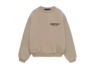 FEAR OF GOD Essentials Kid's Fleece Crewneck "Desert Sand"