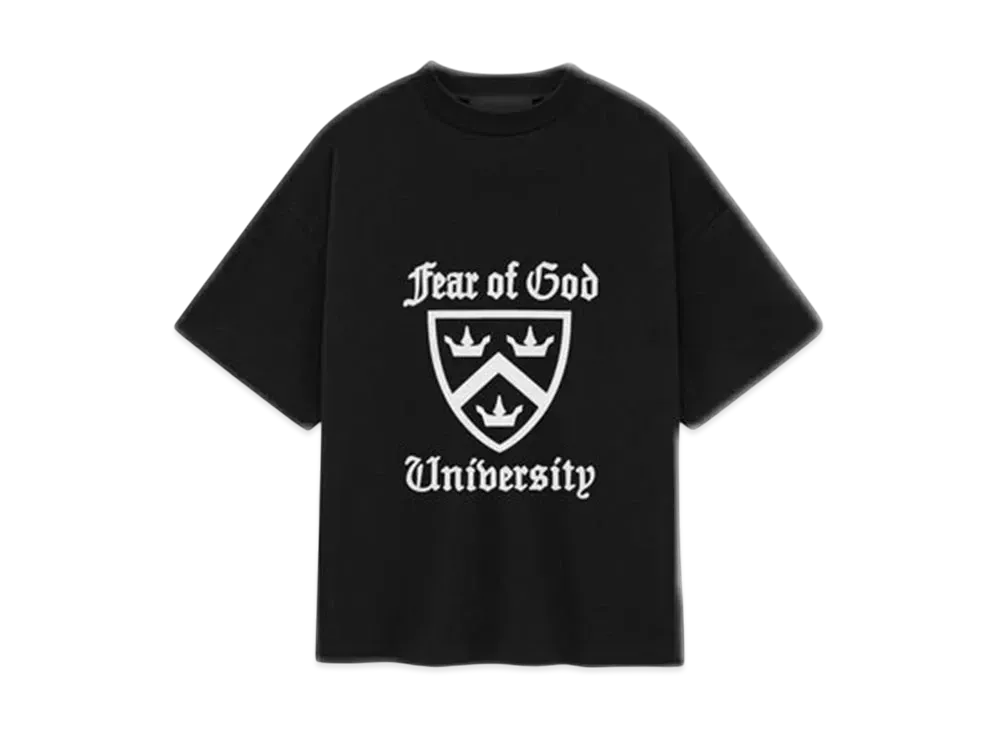 FEAR OF GOD Essentials Kid's Heavy Crewneck Tee "Black"