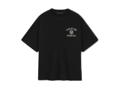 FEAR OF GOD Essentials Kid's Jersey Crewneck Tee "Black"