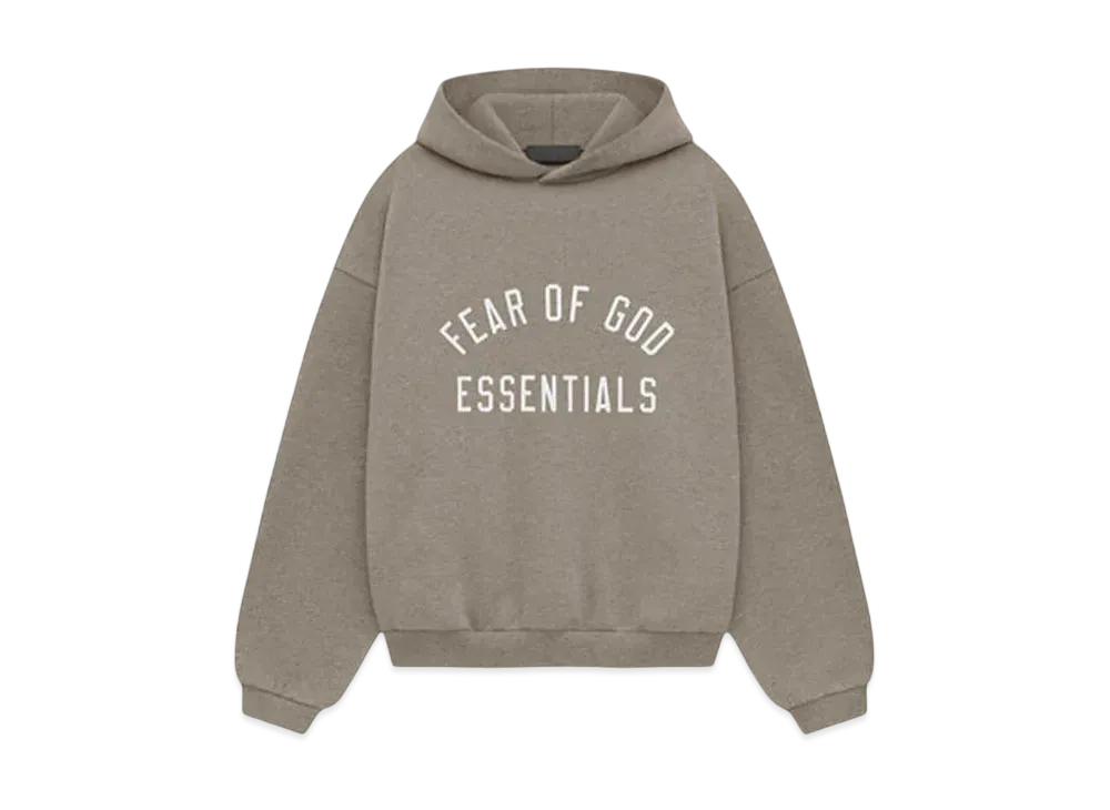 FEAR OF GOD Essentials Kid's Fleece Hoodie "Heather Gray"