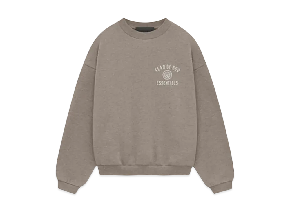 FEAR OF GOD Essentials Kid's Fleece Crewneck "Heather Gray"