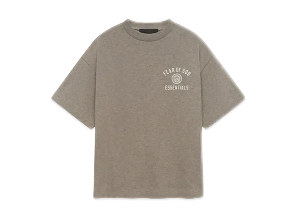 FEAR OF GOD Essentials Kid's Jersey Crewneck Tee "Heather Gray"