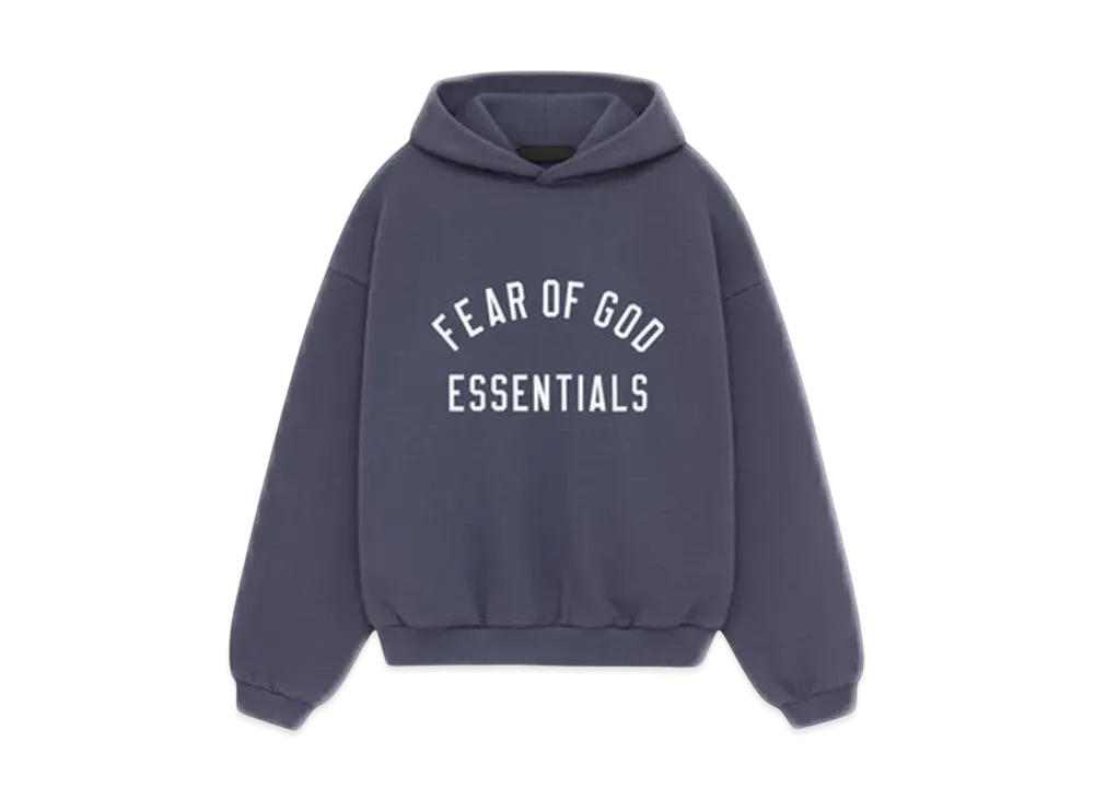 FEAR OF GOD Essentials Kid's Fleece Hoodie "Marine"