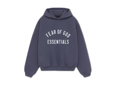 FEAR OF GOD Essentials Kid's Fleece Hoodie "Marine"