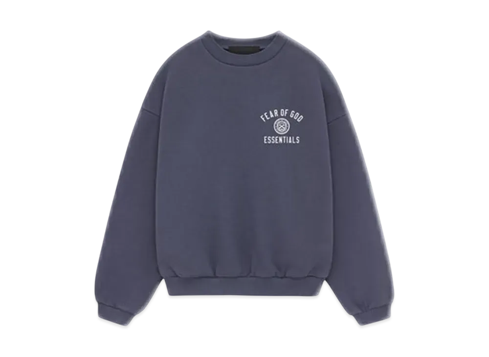 FEAR OF GOD Essentials Kid's Fleece Crewneck "Marine"