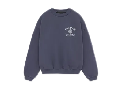 FEAR OF GOD Essentials Kid's Fleece Crewneck "Marine"