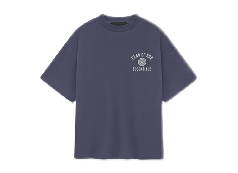 FEAR OF GOD Essentials Kid's Jersey Crewneck Tee "Marine"