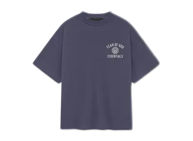 FEAR OF GOD Essentials Kid's Jersey Crewneck Tee "Marine"