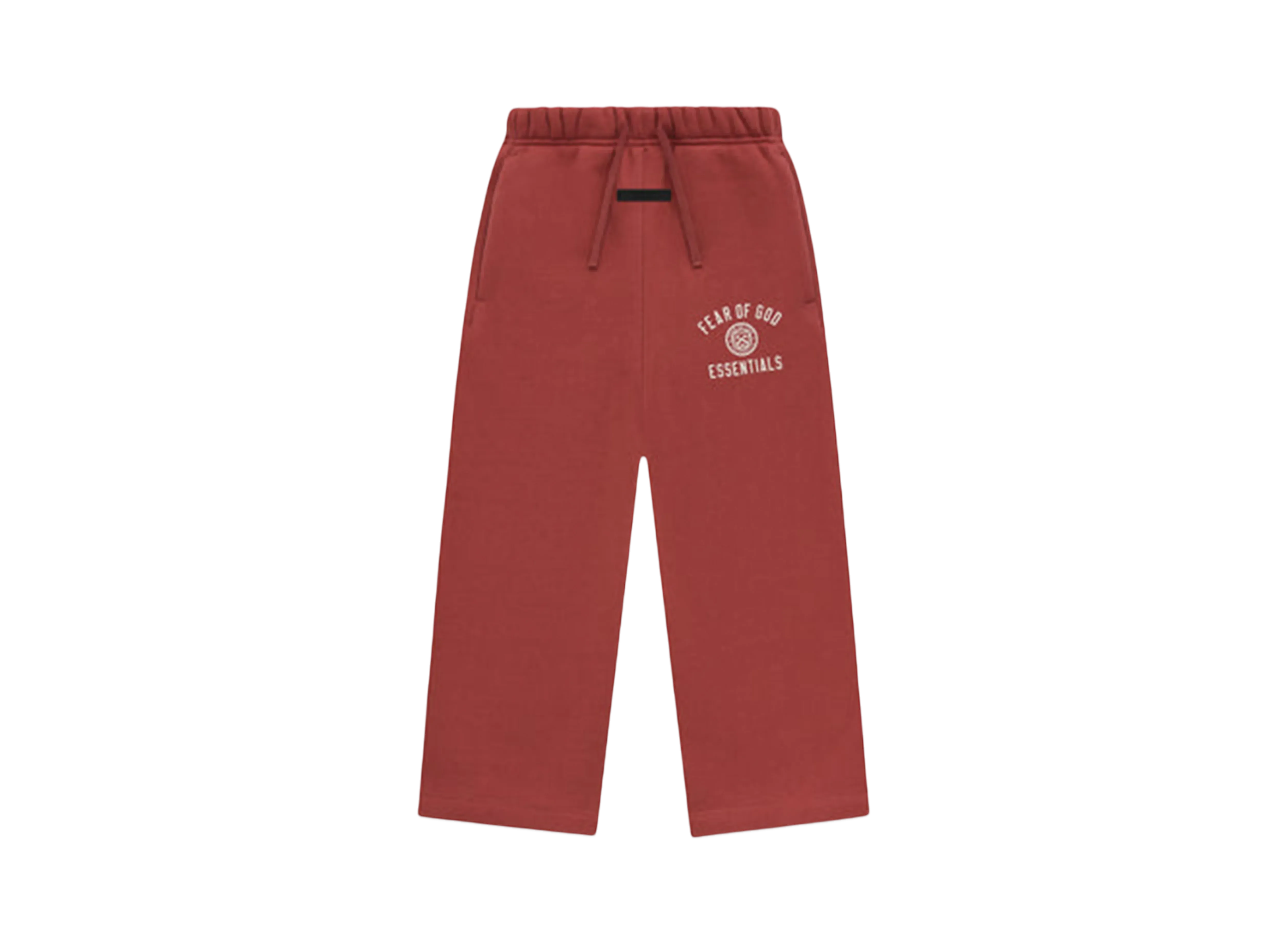 FEAR OF GOD Essentials Kid's Fleece Relaxed Sweatpant "Crimson"