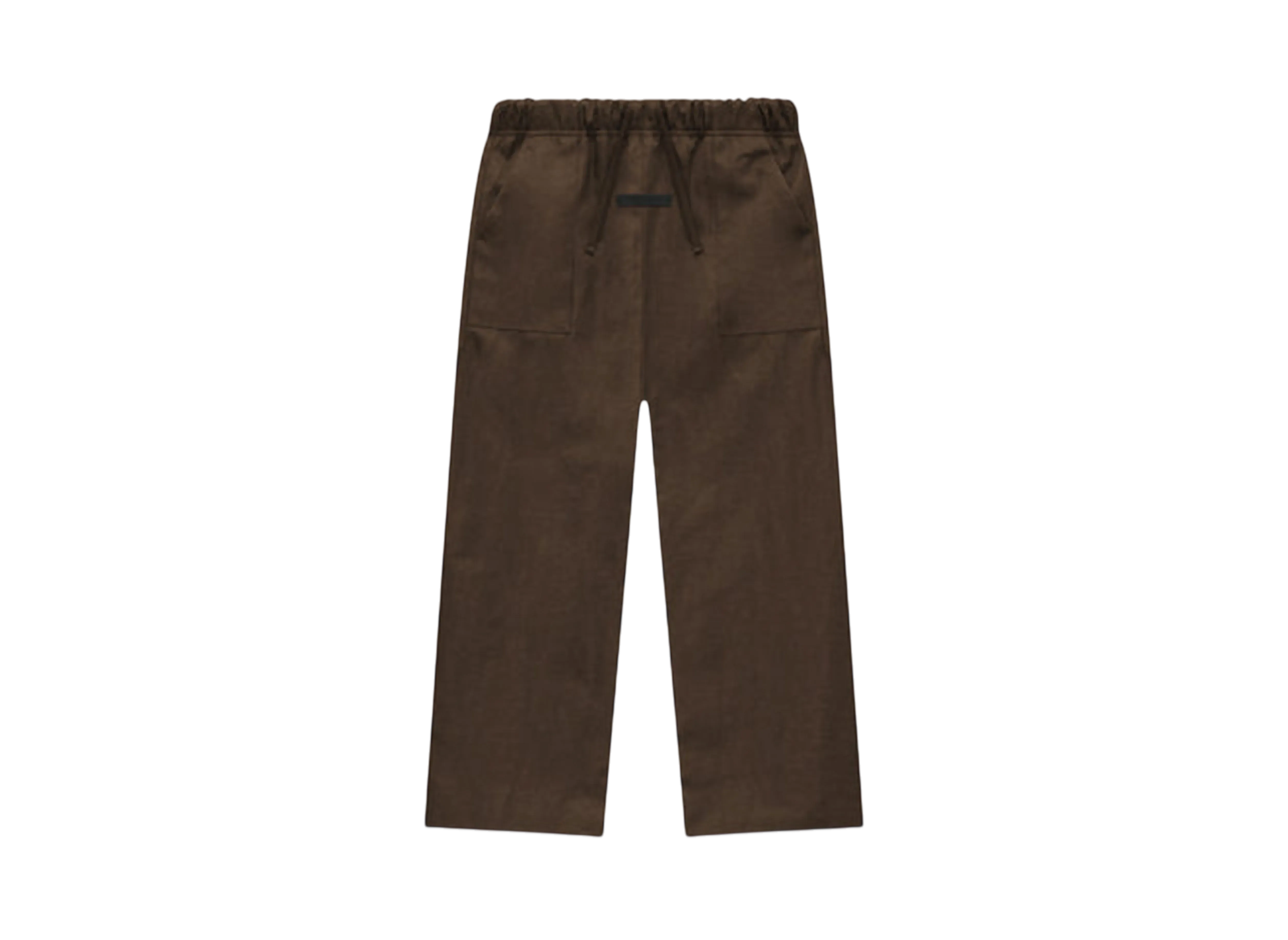 FEAR OF GOD Essentials Kid's Textured Nylon Tech Pants "Brown"