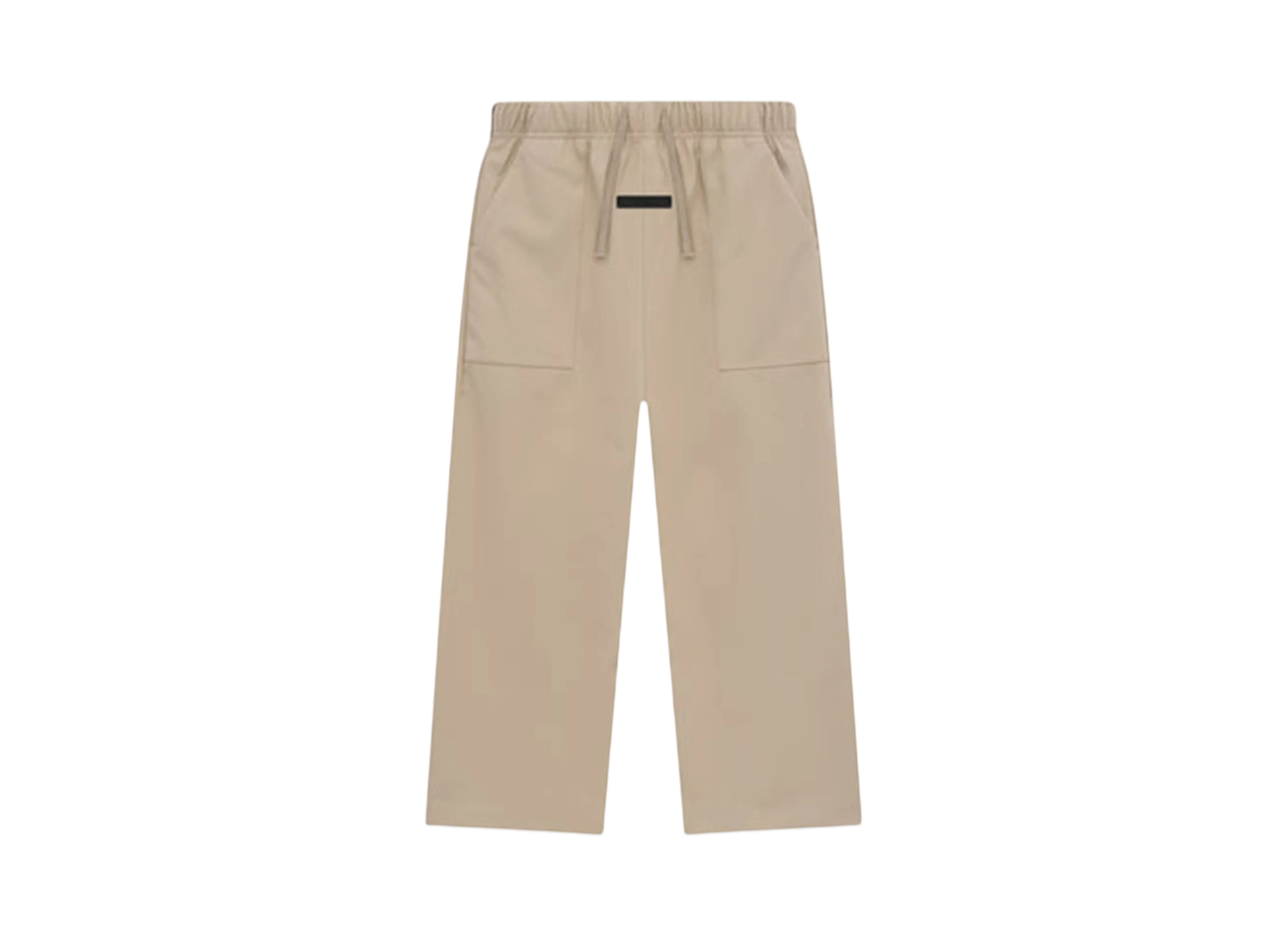 FEAR OF GOD Essentials Kid's Textured Nylon Tech Pants "Desert Sand"
