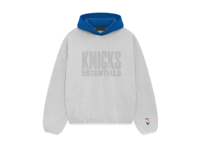 FEAR OF GOD ESSENTIALS x NBA Knicks Hoodie "Light Heather"