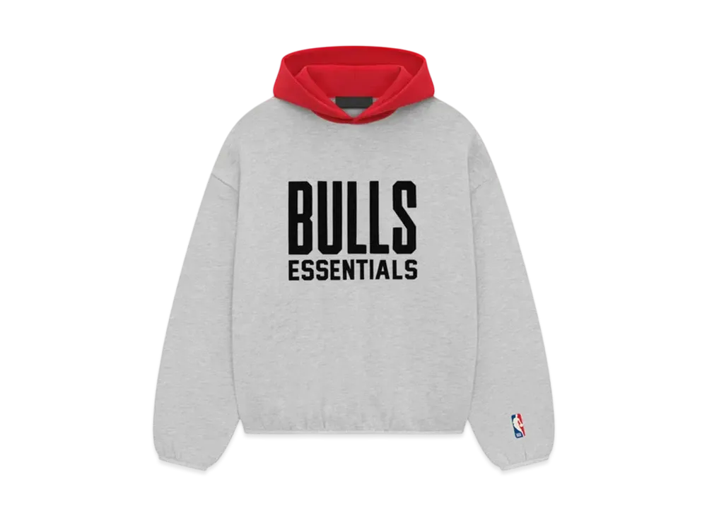 FEAR OF GOD ESSENTIALS x NBA Bulls Hoodie "Light Heather"