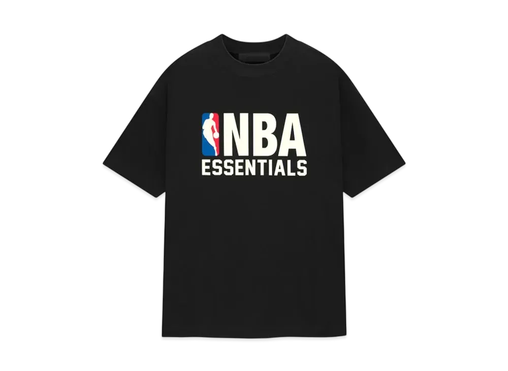 FEAR OF GOD ESSENTIALS x NBA Tee "Black"