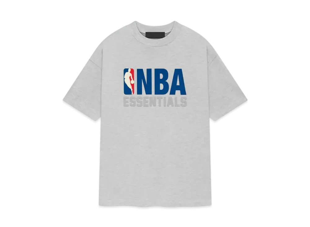 FEAR OF GOD ESSENTIALS x NBA Tee "Light Heather"