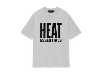 FEAR OF GOD ESSENTIALS x NBA Heat Tee "Light Heather"
