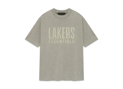 FEAR OF GOD ESSENTIALS x NBA Lakers Tee "Warm Heather"