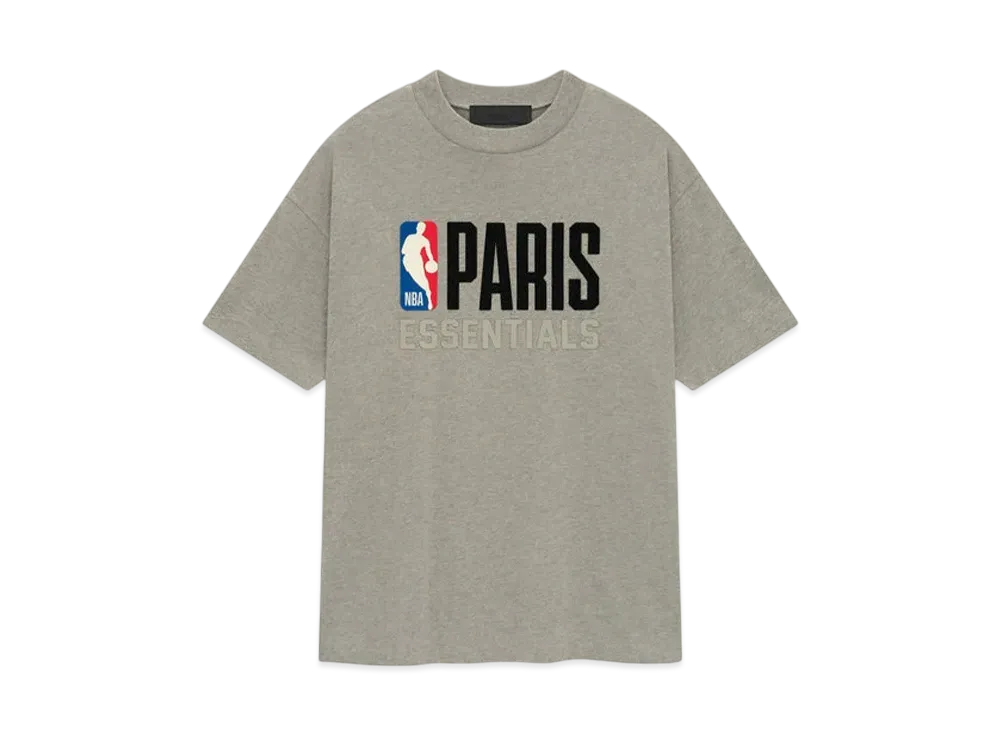 FEAR OF GOD ESSENTIALS x NBA Paris Tee "Warm Heather"