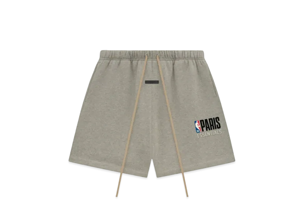 FEAR OF GOD ESSENTIALS x NBA Paris Sweatshorts "Warm Heather"