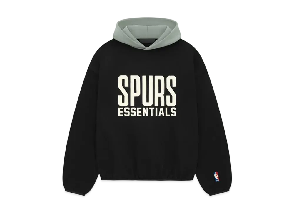 FEAR OF GOD ESSENTIALS x NBA Spurs Hoodie "Black/Teal"