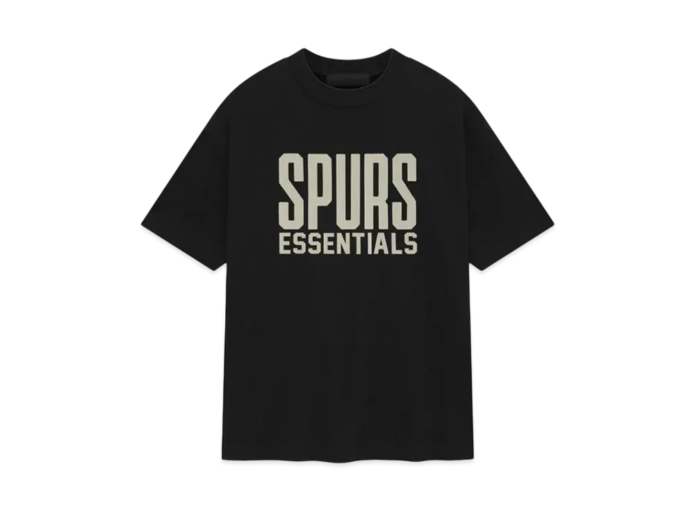 FEAR OF GOD ESSENTIALS x NBA Spurs Tee "Black"