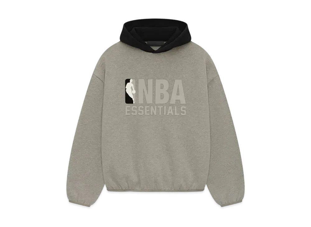 FEAR OF GOD ESSENTIALS x NBA Hoodie "Warm Heather Black"