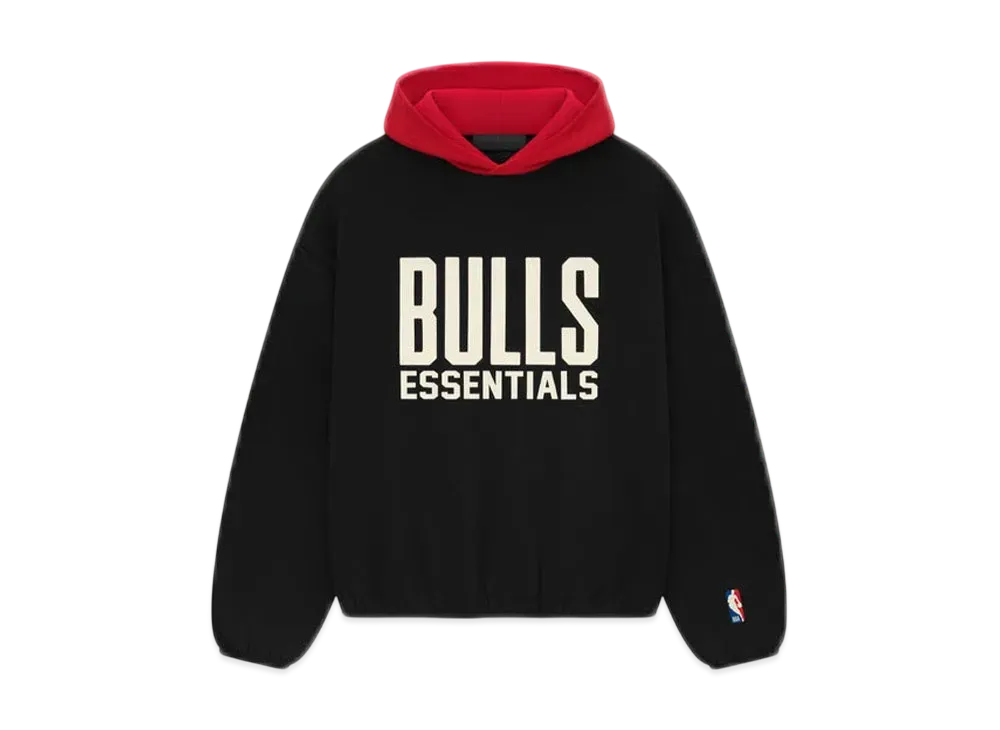 FEAR OF GOD ESSENTIALS Bulls Hoodie "Black/Red"