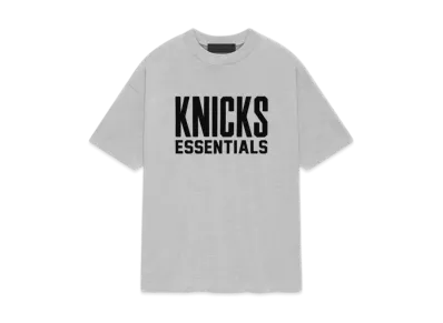 FEAR OF GOD ESSENTIALS Knicks Tee "Light Heather"