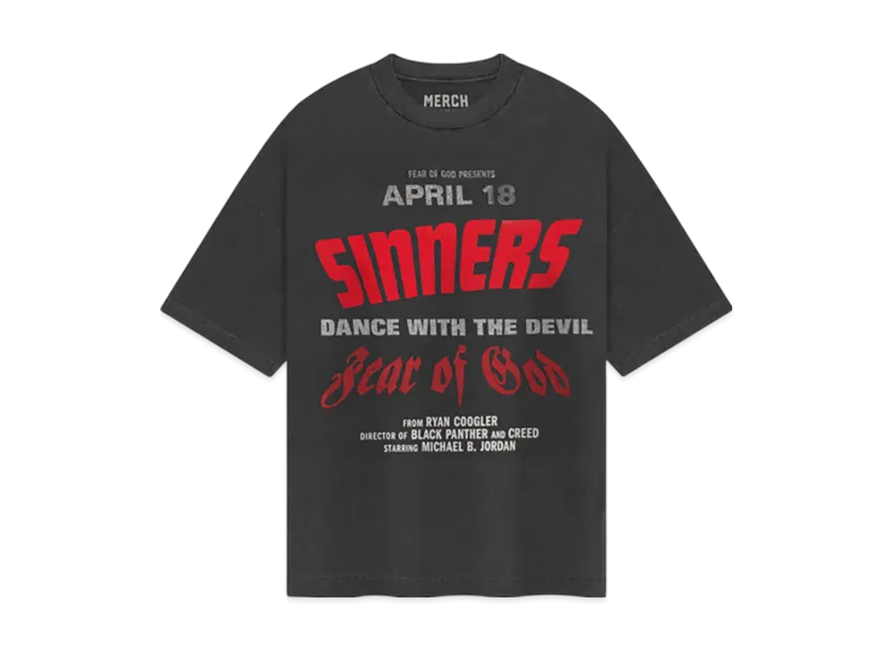 FEAR OF GOD Sinners Tee "Black"
