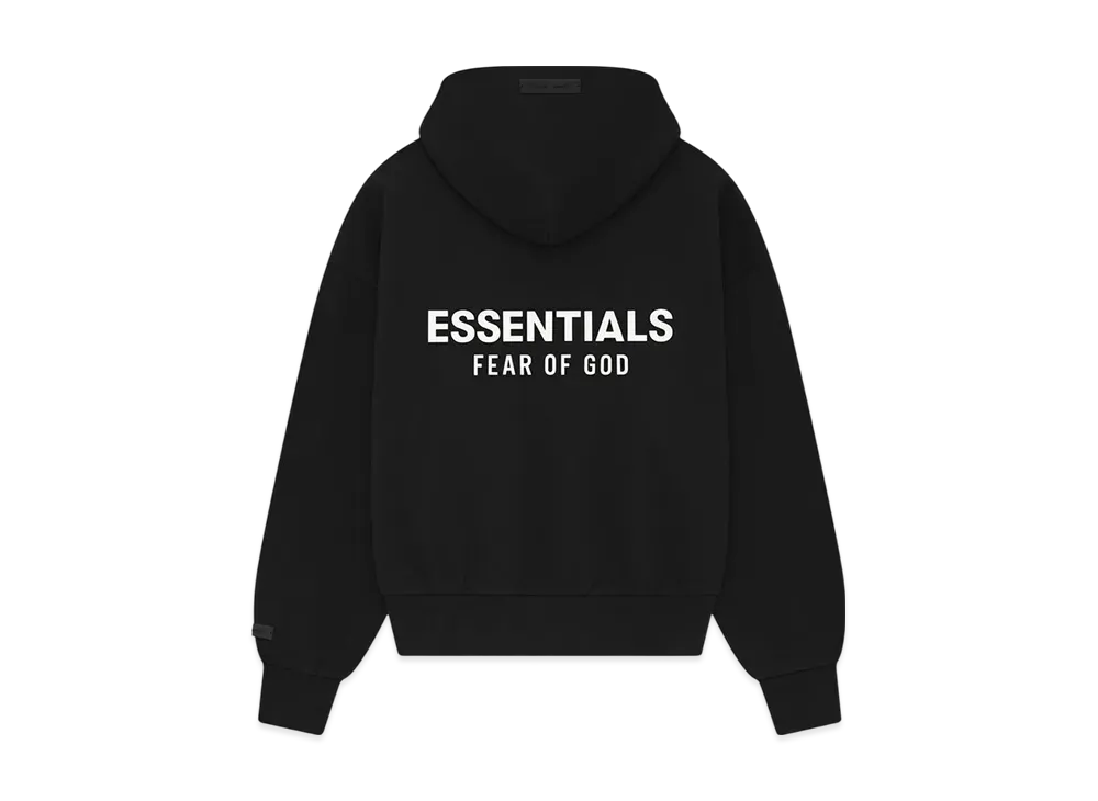 FEAR OF GOD Classic Full Zip-Up Hoodie "Jet Black"