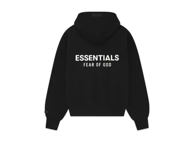 FEAR OF GOD Classic Full Zip-Up Hoodie "Jet Black"