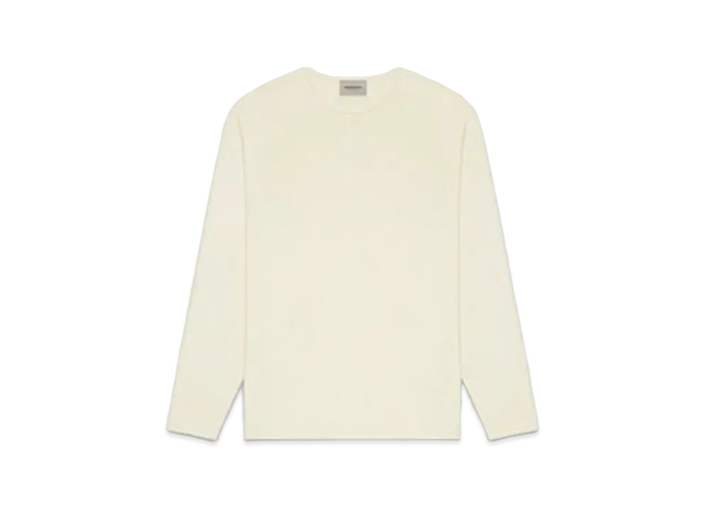 フィアオブゴッド エッセンシャルズ サーマル ロングスリーブ ヘンリー Tシャツ "クリーム"