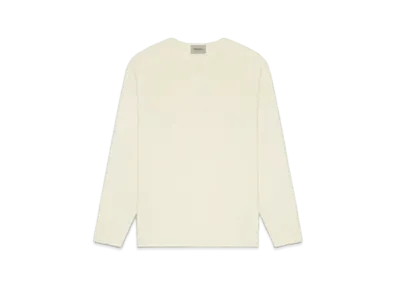 FEAR OF GOD ESSENTIALS Thermal Longsleeve Henley T-Shirt "Cream"