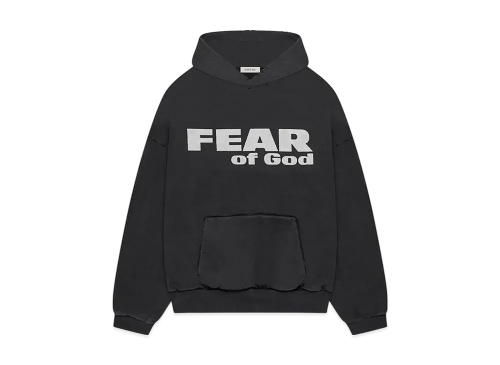 FEAR OF GOD Vintage Fear Is Gone Hoodie "Black/Cream"