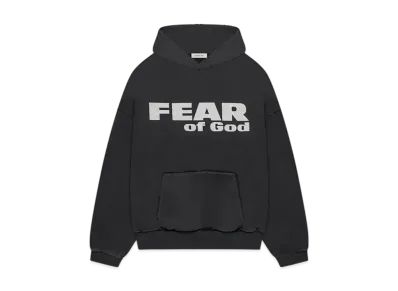 FEAR OF GOD Vintage Fear Is Gone Hoodie "Black/Cream"