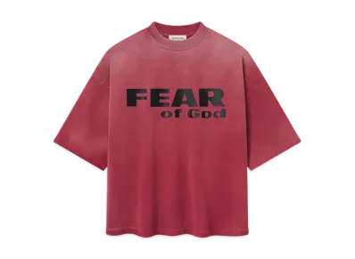 FEAR OF GOD Relaxed Fear Is Gone Tee "Red/Black"
