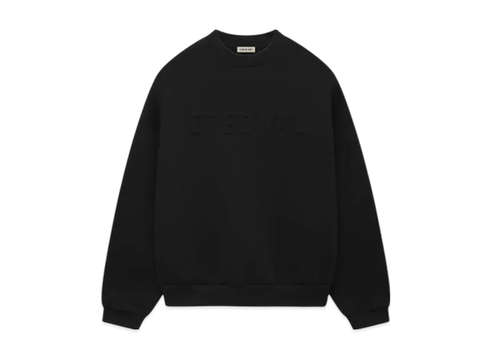 FEAR OF GOD Eternal Fleece Crewneck "Black"