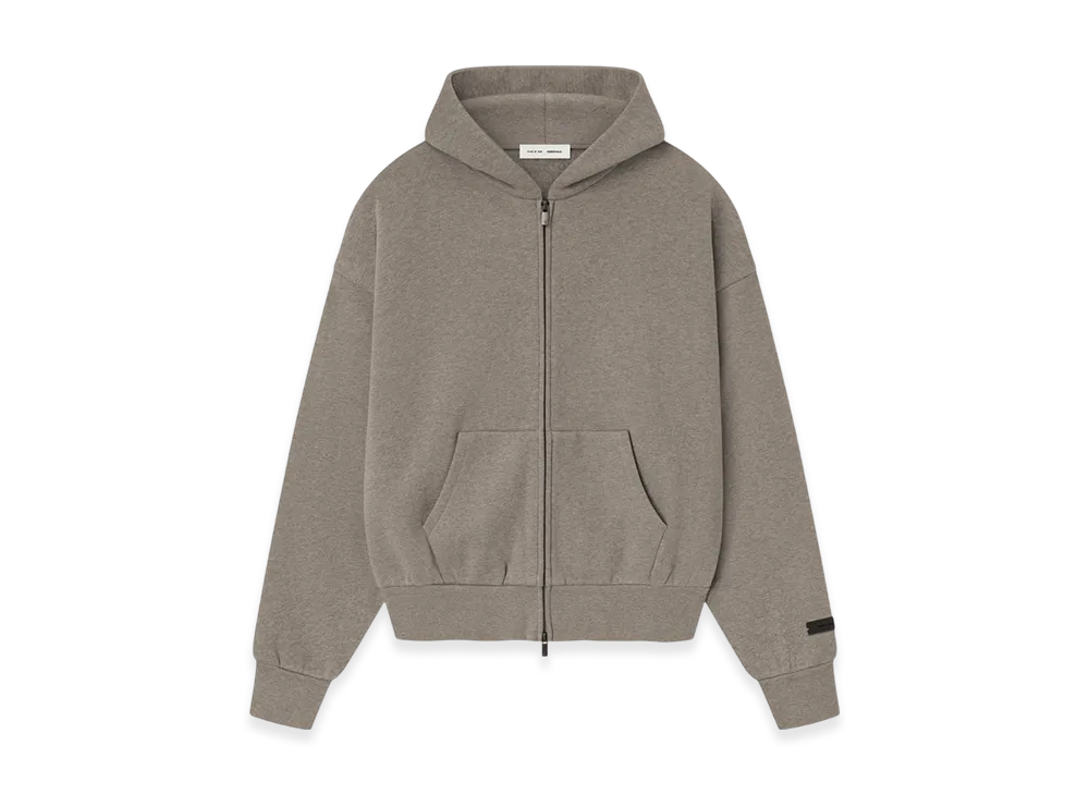 FEAR OF GOD ESSENTIALS Classic Fleece Zip-Up Hoodie "Homestead Heather"