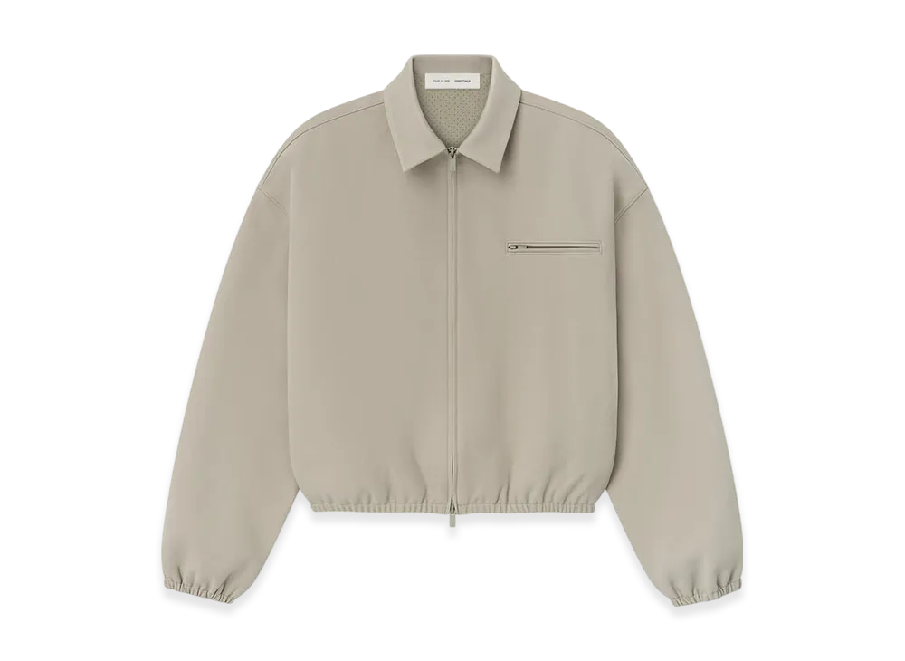 FEAR OF GOD ESSENTIALS Bonded Canvas Jacket "Timber"