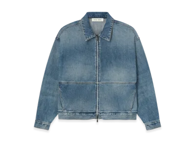 FEAR OF GOD ESSENTIALS Denim Trucker Jacket "Classic Blue"