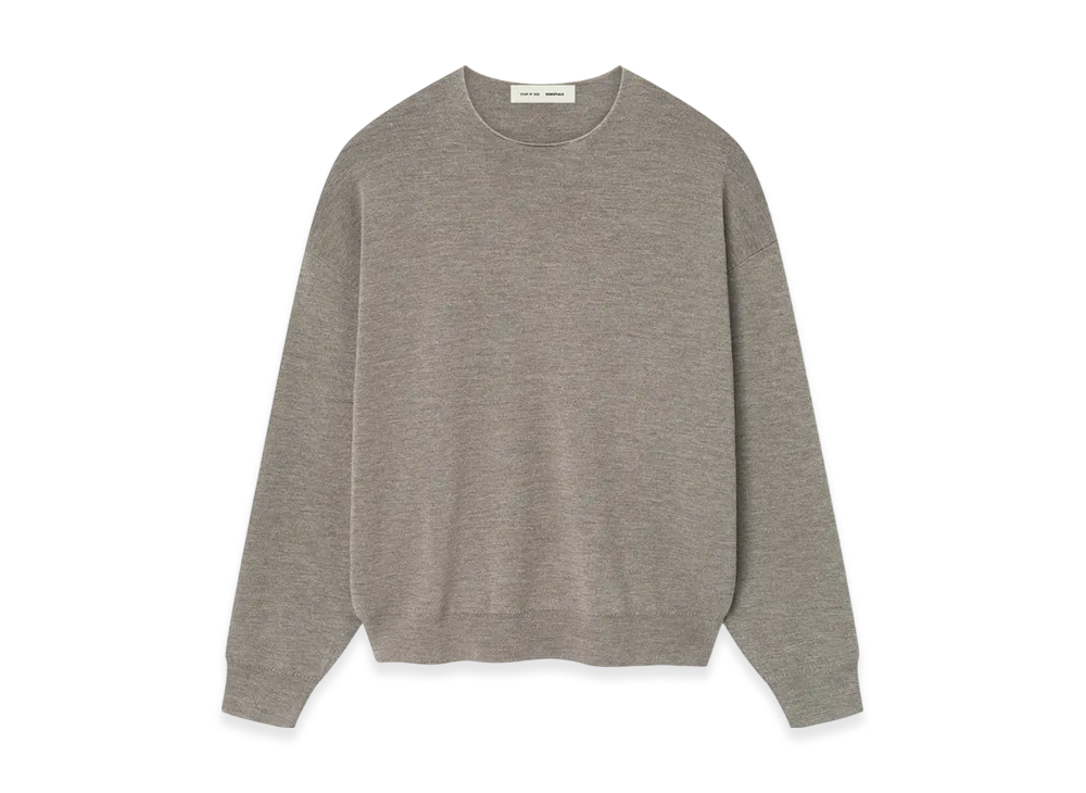 FEAR OF GOD ESSENTIALS Merino Crewneck Sweater "Homestead Heather"