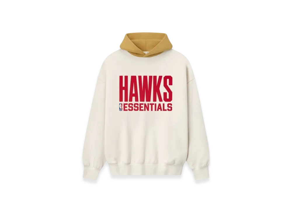 FEAR OF GOD x MLB ESSENTIALS Hawks Hoodie "Cream Yellow"