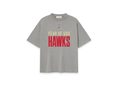FEAR OF GOD x MLB ESSENTIALS Hawks Tee "Dark Heather"