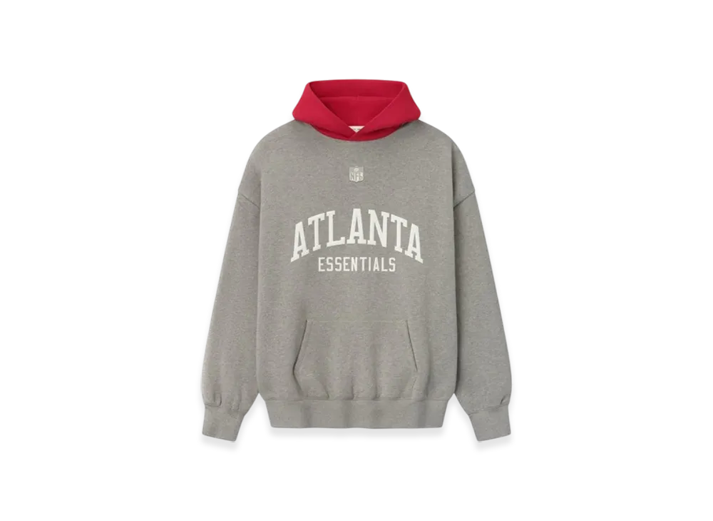 FEAR OF GOD x MLB ESSENTIALS Falcons Hoodie "Dark Heather"