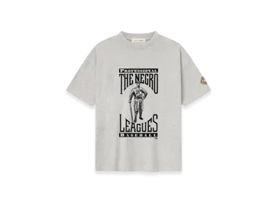 FEAR OF GOD x MLB ESSENTIALS The Negro Leagues Tee "Light Heather"